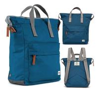 ROKA Bantry Tote Backpack for Women, Men & Kids - Medium Backpack with Laptop Compartment & Multi Pockets for Work, School & Travel - Marine Blue