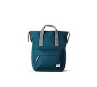 ROKA London The Bantry Tote Backpack Bag, Small, Teal | Nylon, Multi Pockets, Adjustable Straps, for Work, School & Travel