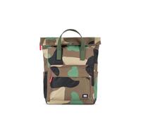 ROKA London The Canfield Backpack Bag | Nylon Roll Top Rucksack, Magnetic Closure, Multi Pockets, for Work, School & Travel