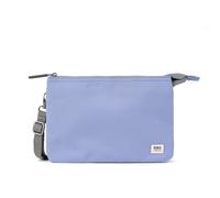ROKA London The Carnaby XL Slim Crossbody Bag | Recycled Canvas, 3 Compartments, Chunky Zip, Removable Adjustable Strap, for Phone, Wallet, Keys
