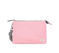 ROKA London The Carnaby XL Slim Crossbody Bag | Recycled Canvas, 3 Compartments, Chunky Zip, Removable Adjustable Strap, for Phone, Wallet, Keys