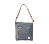 ROKA London The Kennington Crossbody Bag | Medium Nylon, Multi Pockets, Chunky Zip, Adjustable Strap, for Travel, Work & School