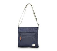 ROKA London The Kennington Crossbody Bag | Medium Nylon, Multi Pockets, Chunky Zip, Adjustable Strap, for Travel, Work & School