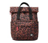 Roka London Unisex Canfield B Leopard Print Small Recycled Canvas