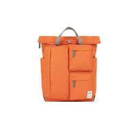 ROKA London Waterhouse Medium Recycled Canvas Backpack (Atomic Orange)