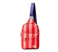 ROKA London Willesden Sling Bag Recycled Canvas Crossbody Backpack, Water-Resistant Lightweight Chest Bag for Travel, Commuting & Everyday Essentials - Circus Print