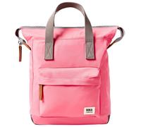 ROKA London Bantry Small Recycled Nylon Backpack | Compact everyday backpack with wide zip opening, handy storage pockets, internal tablet sleeve and adjustable shoulder straps