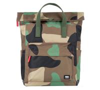 ROKA London Canfield B Collection Sustainable Nylon Zip Top Roll-Top Tote Backpack, Vintage Camo