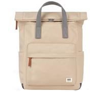 Roka Unisex Canfield B Medium Recycled Nylon Backpack - Sand Beige