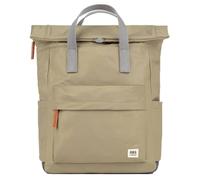 Roka Unisex Canfield B Medium Recycled Nylon Backpack - Taupe Green