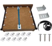 ROKEL Drawer Repair Kit with Wedges - 2 Pack Drawer Bottom Sagging Repair Fixing Kit & 20 Pcs Mending Wedges with Screws. Drawer Strengthener Supports Chest of Drawers & Cabinets (2 Kit + 20 Wedges)