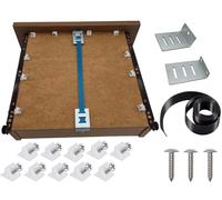ROKEL Drawer Repair Kit with Wedges - 4 Pack Drawer Bottom Sagging Repair Fixing Kit & 40 Pcs Mending Wedges with Screws. Drawer Strengthener Supports Chest of Drawers & Cabinets (4 Kit + 40 Wedges)