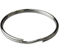 ROKEL Large Split Rings 50mm - 1 Pack Heavy Duty Key Ring Hoop, Strong Round Metal Keychain Rings, Flat Jump Rings for DIY Projects, Crafts, Dog tag, Home Office Keys (1)