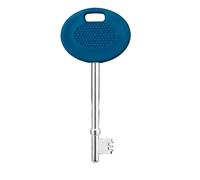 ROKEL Radar Disabled Toilet Key UK - 1 Blue Metal Key for Public Accessible Toilets. Durable, Waterproof, Easy Turn Access, Universal Fit for Elderly & Mobility Impaired Users (Blue, 1 Pack)