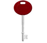 ROKEL Radar Disabled Toilet Key UK - 1 Red Metal Key for Public Accessible Toilets. Durable, Waterproof, Easy Turn Access, Universal Fit for Elderly & Mobility Impaired Users (Red, 1 Pack)