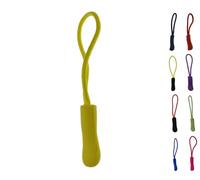 ROKEL Zipper Pulls, Zip Puller Replacement - 10 Pack Yellow, Durable Zip Tags Cord Pulls for Backpacks, Luggage, Jackets, Suitcases & Bags - Easy Fix Zip Repair Extension (Yellow, 10 Pack)