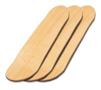 ROKENPOY 3 PCS Blank Skateboard Decks, 8 x 31 inch 7-Layer Maple Double-Tail Skateboard, Ideal for Painting, and Wall Decoration.
