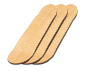 ROKENPOY 3 PCS Blank Skateboard Decks, 8 x 31 inch 7-Layer Maple Double-Tail Skateboard, Ideal for Painting, and Wall Decoration.