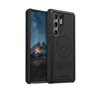 Rokform - Galaxy S24 Ultra Case, Rugged Series - Magnetic Case with Rotating Lock, Drop Tested Armor (Black)