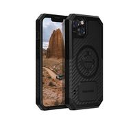 Rokform - iPhone 13 Case, Rugged Series, Dual Magnet Plus MagSafe Compatible, Magnetic Protective Apple Gear, iPhone Cover with RokLock Twist Lock, Drop Tested Armor (Black)