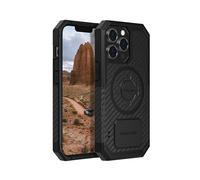 Rokform - iPhone 13 Pro Case, Rugged Series, Dual Magnet Plus MagSafe Compatible, Magnetic Protective Apple Gear, iPhone Cover with RokLock Twist Lock, Drop Tested Armor (Black)