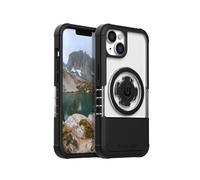 Rokform - iPhone 14 Case, Crystal Series, Dual Magnetic, Clear Apple Case, iPhone Cover with RokLock Twist Lock, Slim Drop Tested Armor (Clear)