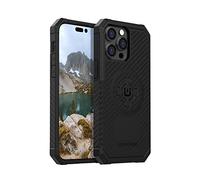 Rokform - iPhone 14 Pro Max Case, Rugged Series, Dual Magnet + MagSafe Compatible, iPhone Cover with RokLock Twist Lock, Magnetic Protective Apple Gear, Drop Tested Armor (Black)