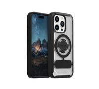 Rokform iPhone 15 Pro Case, Crystal Series Magnetic Clear Case for iPhone 15 Pro with RokLock Twist Closure, Slim Drop Tested Armor (Clear)