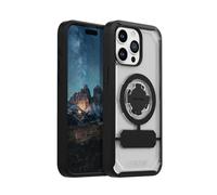 Rokform - iPhone 15 Pro Max Case, Crystal Series, Magnetic Clear iPhone 15 Pro Max Cover with RokLock Twist Lock, Slim Drop Tested Armor (Clear)