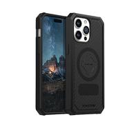 Rokform - iPhone 15 Pro Max Case, Rugged Series, Magnetic 15 Pro Max Cover with RokLock Twist Lock, Drop Tested Armor (Black)