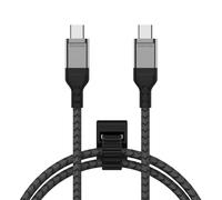 Rokform - PowerTrip 100W USB-C Charging Cable, 1m (3.3 ft), Fast Charging Braided Cable, 5,000 Bend Tested, for iPhone 15s, Galaxy S23s, or Any USB C Compatible Device (Black and Grey)