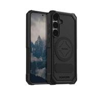 Rokform Rugged Case Compatible with Galaxy S25 Plus, Magnetic Cover with Twist Lock, Drop Tested Armor (Black)