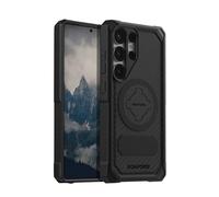 ROKFORM Rugged Case Compatible with Galaxy S25 Ultra, Magnetic Cover with Screw Lock Drop-Tested Armor (Black)