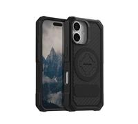 Rokform Rugged Case Compatible with iPhone 16, Magnetic Cover (Black)