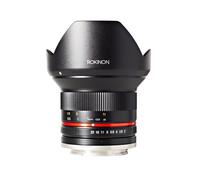 Rokinon 12mm F2.0 NCS CS Ultra Wide Angle Lens for Fuji X Mount Digital Cameras (Black) (RK12M-FX) - Fixed