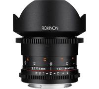 Rokinon 14mm T3.1 Cine DS Lens for Canon EF | Cinema lens provides smooth manual focus and consistent optical performance for professional video production.