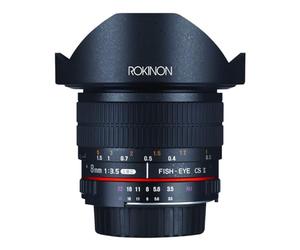 Rokinon 8mm f3.5 AS IF MC CSII DH Fisheye Lens with Removable Hood for Olympus and Panasonic Micro 4/3 (MFT) Mount Digital Cameras (HD8M-MFT)