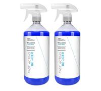Rokit Williams Racing Fast Acting De-icer - 2 x 1 Litre - Multi-pack - for car windows, door locks, latches, headlights