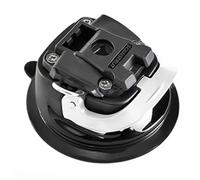 ROKK Mini Hardcore Suction Cup Mount System, Black/White, One Size