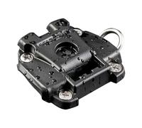 Scanstrut ROKK Mini Screw Down Base System – Black/Red/White – One Size