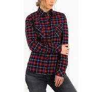 Rokker Annapolis Ladies Shirt, red-blue, size XS for Women