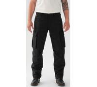 Rokker Black Jack Cargo Motorcycle Textile Pants, black, size 46