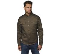 Rokker Boston Rider Motorcycle Shirt, brown, size S