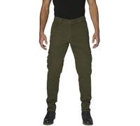 Rokker Cargo Slim Motorcycle Textile Pants, green, size 32 for Men