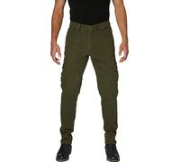 Rokker Cargo Slim Motorcycle Textile Pants, green, size 29