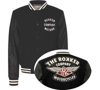 Rokker College, textile jacket M Black/White