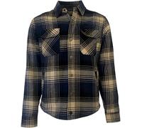 Rokker Houston, shirt/textile jacket XL Dark Blue/Beige