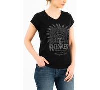 Rokker Indian Bonnet Ladies T-Shirt, black, size XS