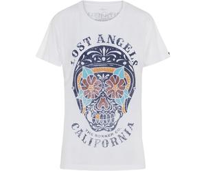 Rokker Lost Angeles Ladies T-Shirt, white, size M