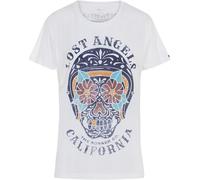 Rokker Lost Angeles Ladies T-Shirt, white, size M for Women